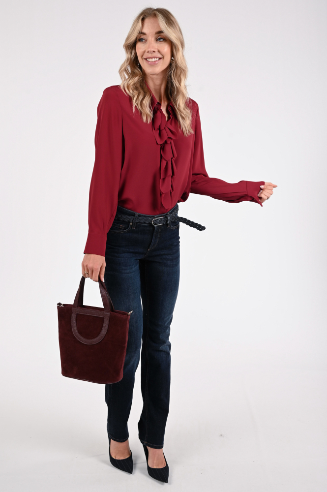 Cambio Piper long Jeans Blauw