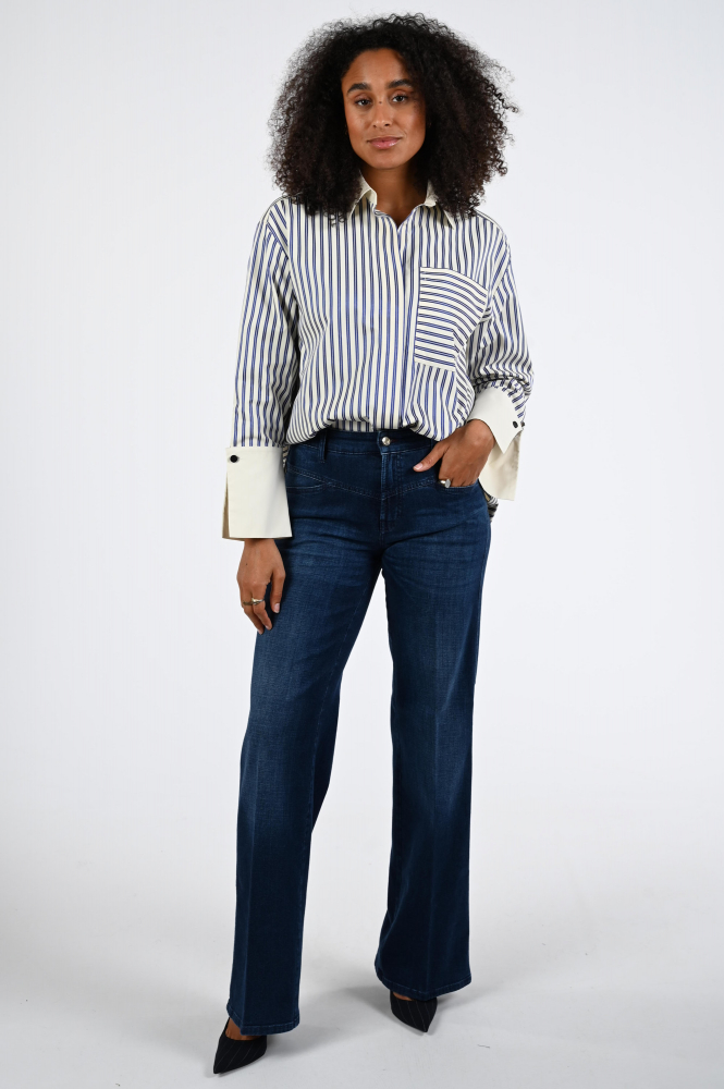 Cambio Aimee 9151014400 Jeans Blauw