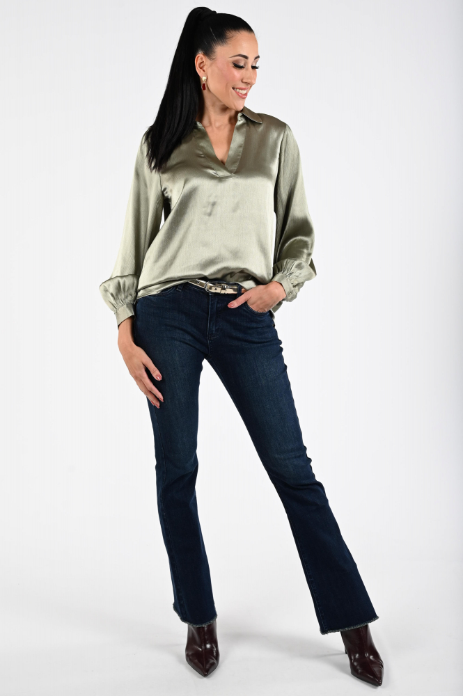 Florèz Florez Flared Jeans Blauw