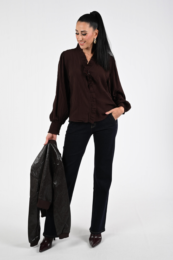 Florèz Rowie Straight Jeans Blauw