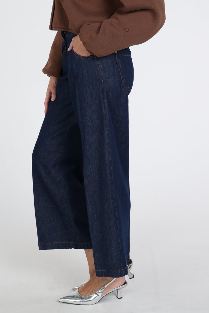 Rosner Masha Wide Leg Sporty  Jeans Blauw