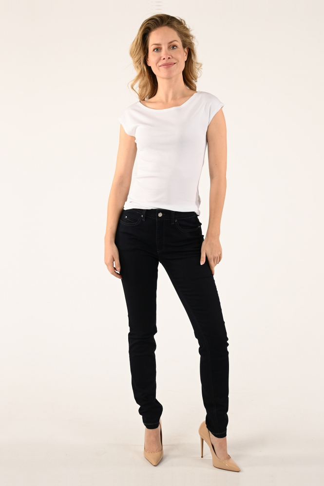 Mac Dream Skinny Jeans Blauw