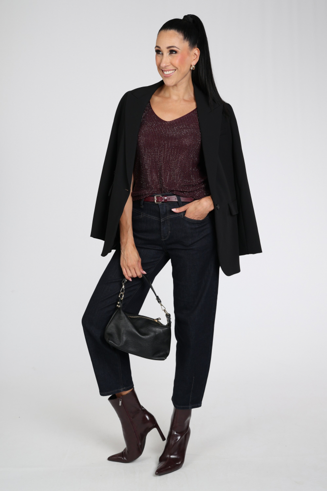 Cambio Elin 91570036 Jeans Blauw
