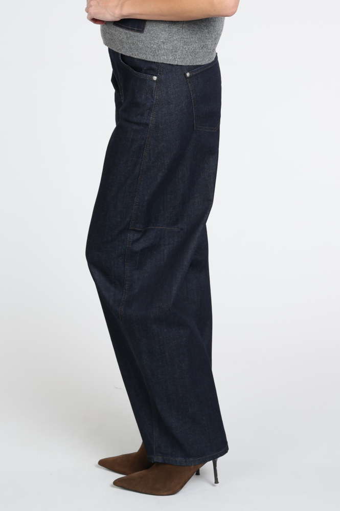 Cambio Baggy 9134x14303 Jeans Blauw
