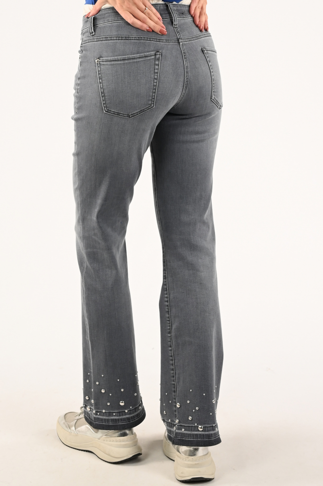 Cambio paris flared 9226 Jeans Grijs