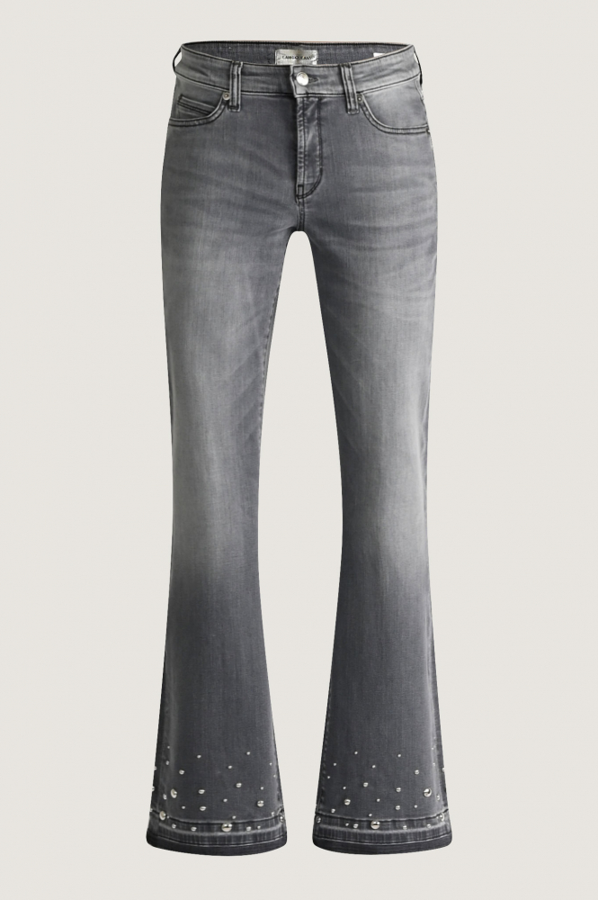 Cambio paris flared 9226 Jeans Grijs
