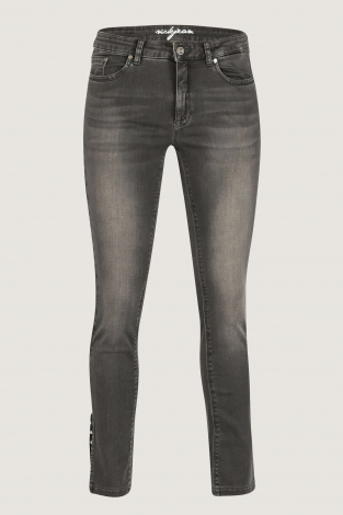 NickJean Kathy Jeans Split Grijs
