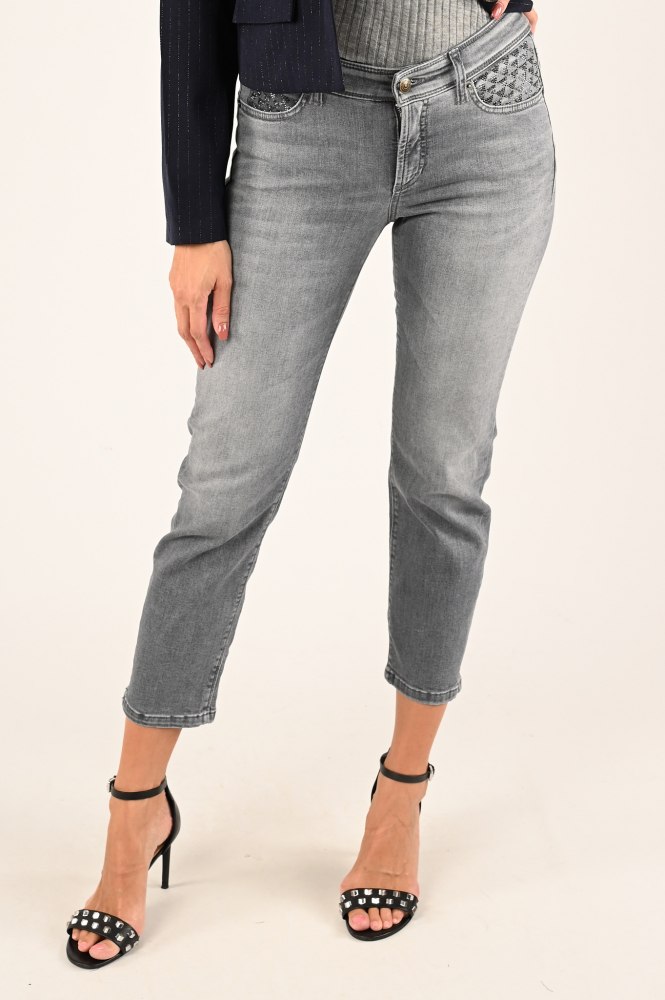 Cambio Piper 9221008329 Jeans Grijs