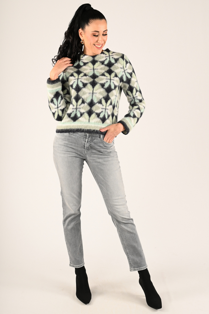 Cambio Parla seam HR Jeans Grijs