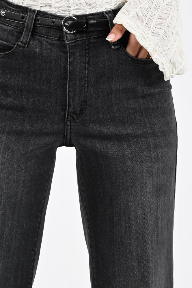 Mac Dream wide 358L-2 Jeans Grijs