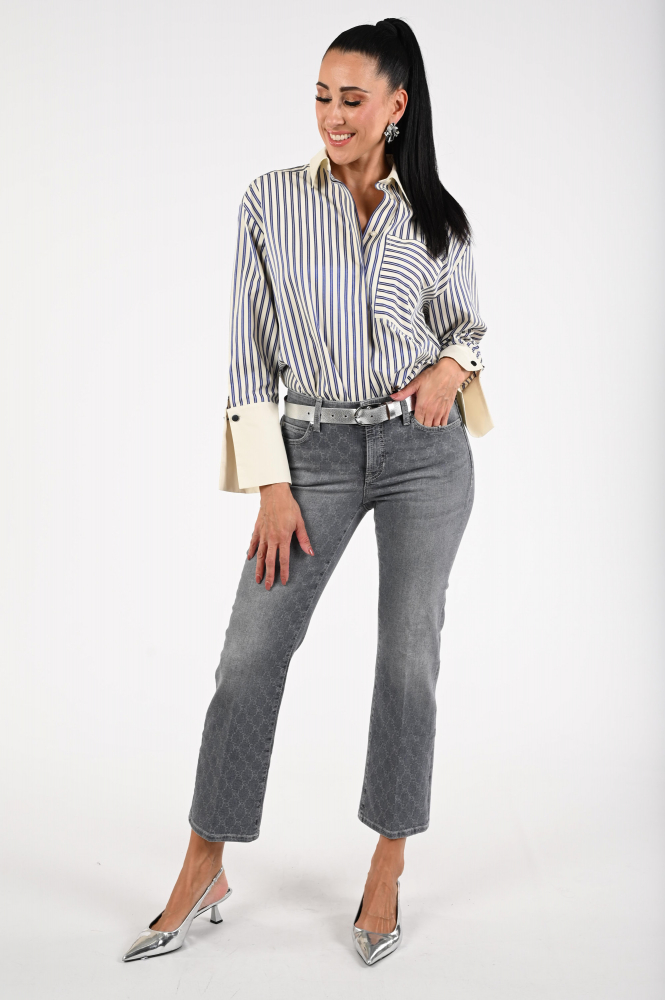 Cambio Paris easy kick Jeans Grijs