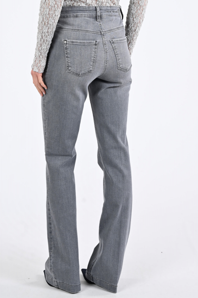 Mac Dream boot long Jeans Grijs