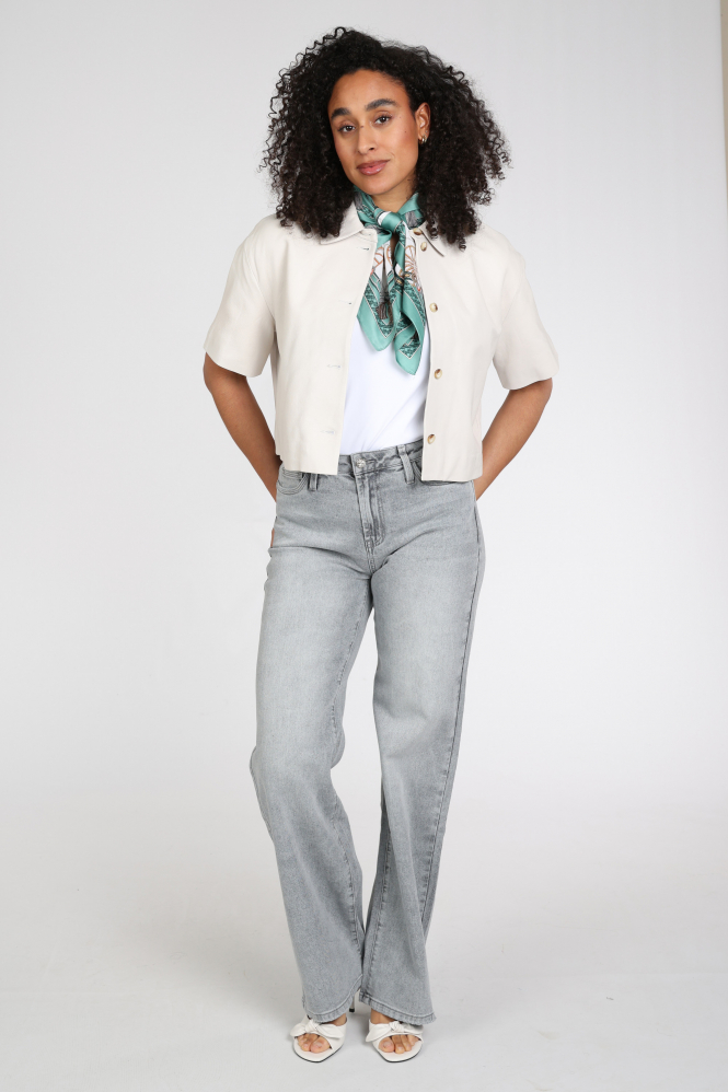 Florez sophie straight Jeans Grijs