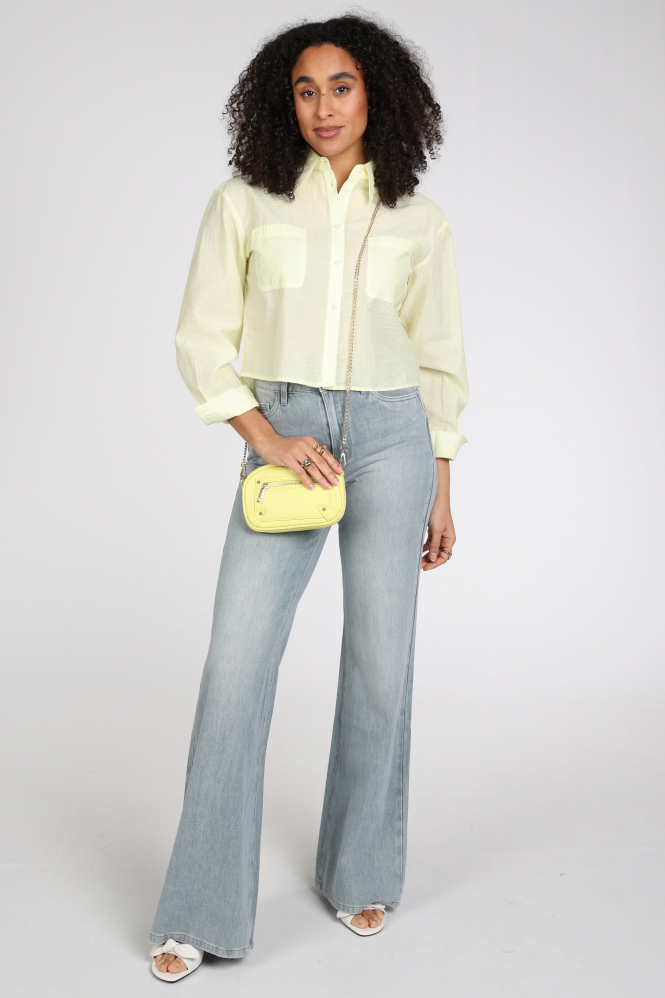 Florez ana flared Jeans Grijs