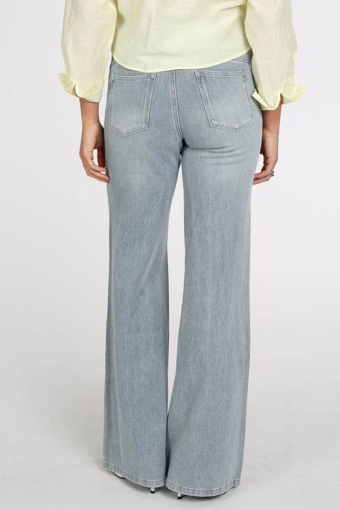 Florez ana flared Jeans Grijs