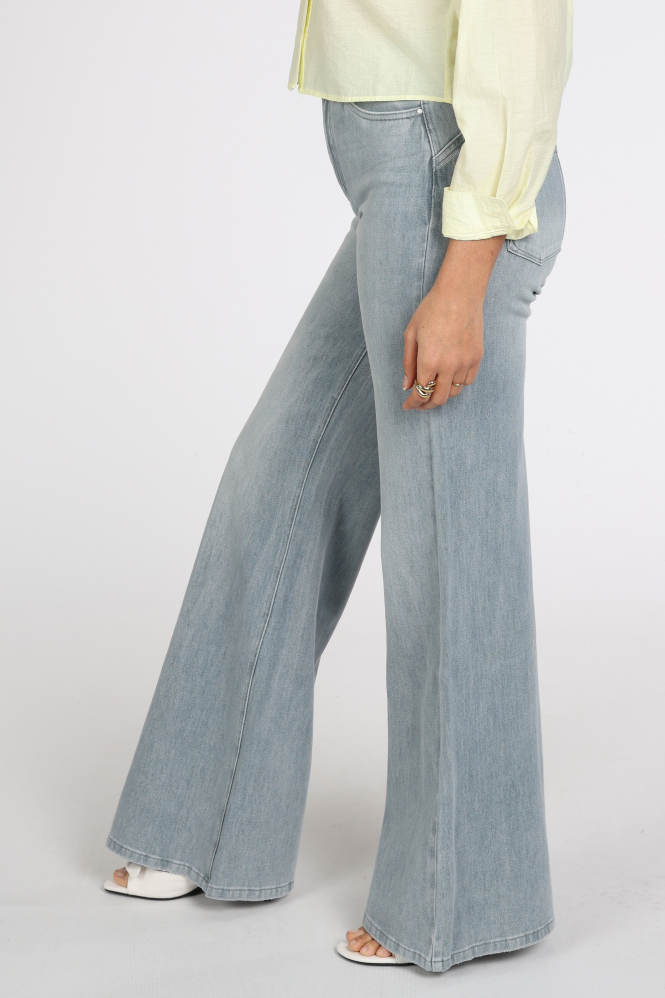 Florez ana flared Jeans Grijs