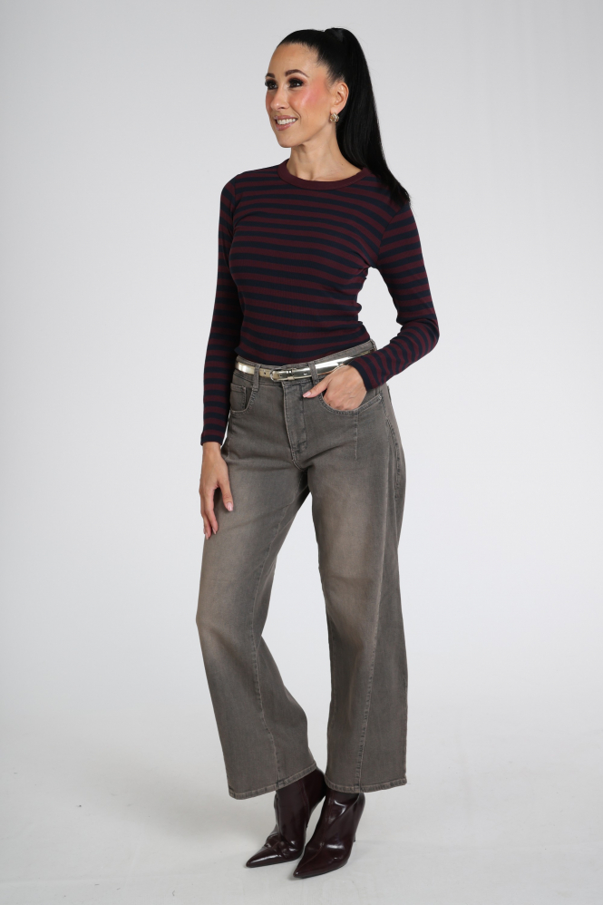 Mac Colorado barrel 0333 Jeans Grijs