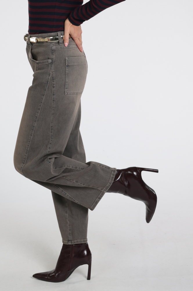 Mac Colorado barrel 0333 Jeans Grijs