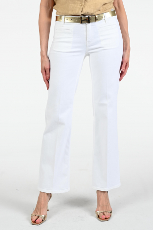 Cambio Tess Wide leg  Wit