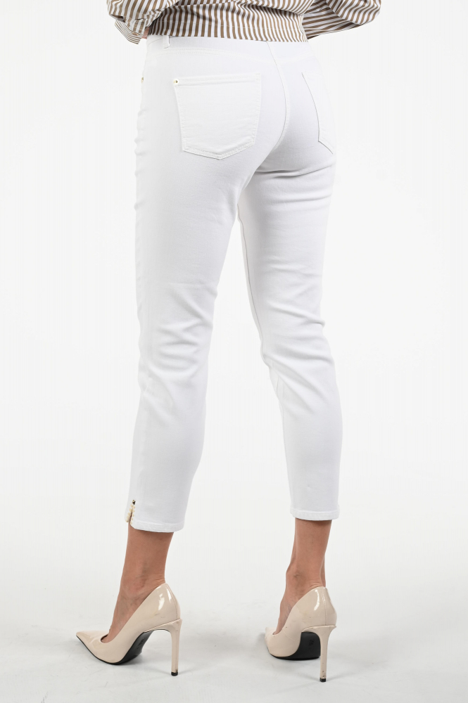 Cambio piper short Jeans Wit