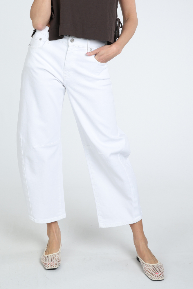 Mac Dakota barrel Jeans Wit