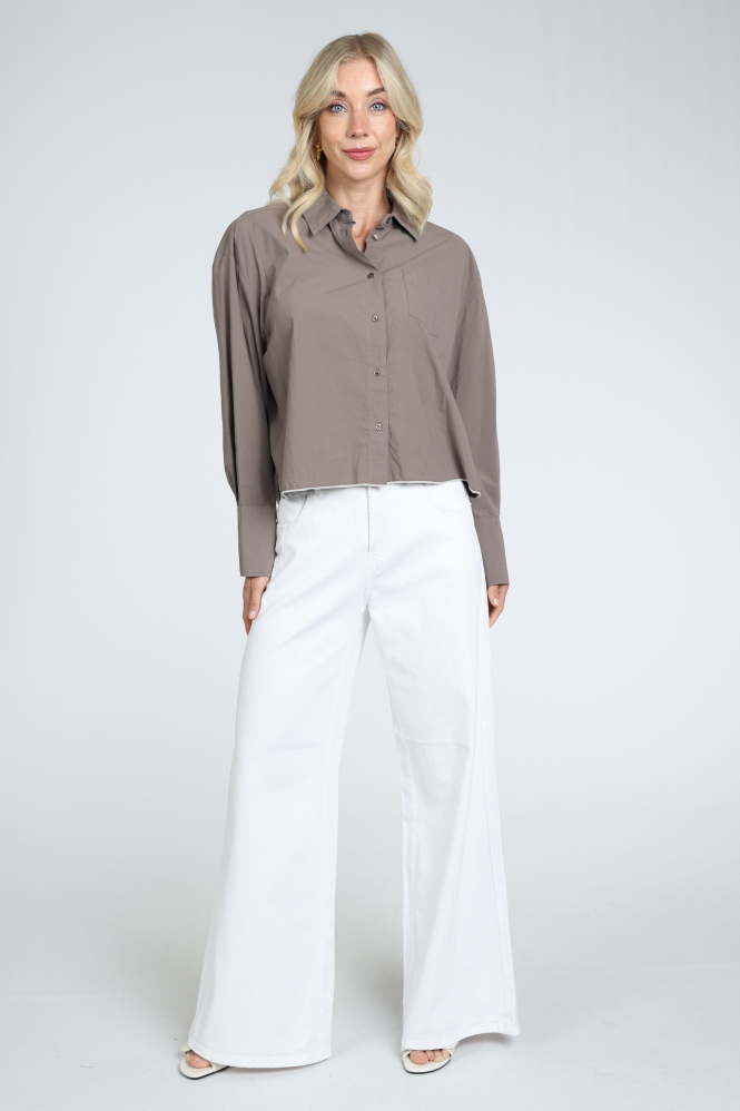 Cambio Palazzo 9042 Jeans Wit