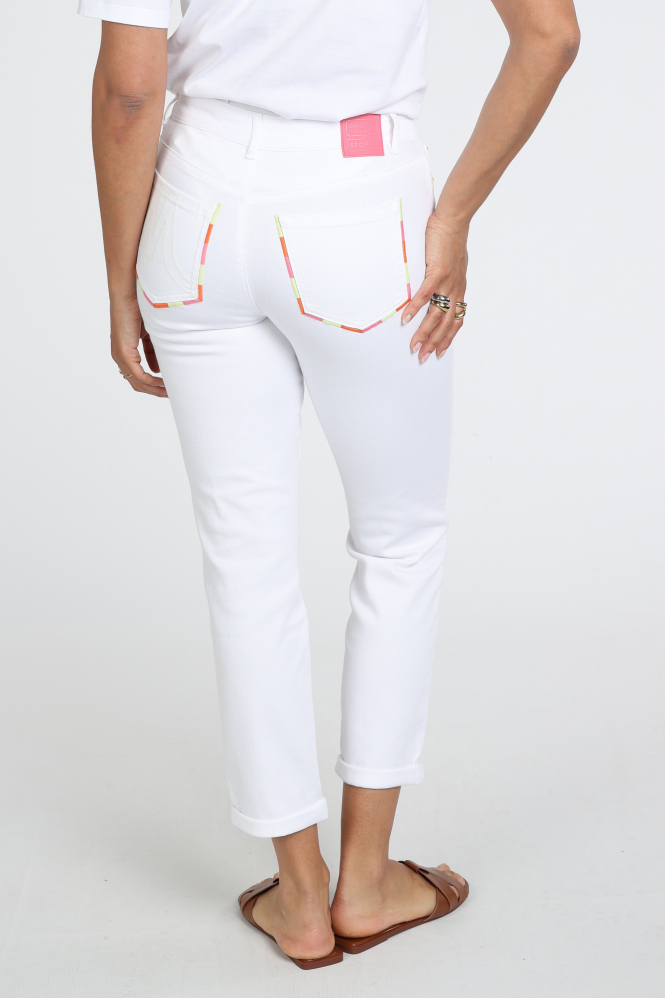 Marc Cain AS 82.26 D15 Jeans Wit