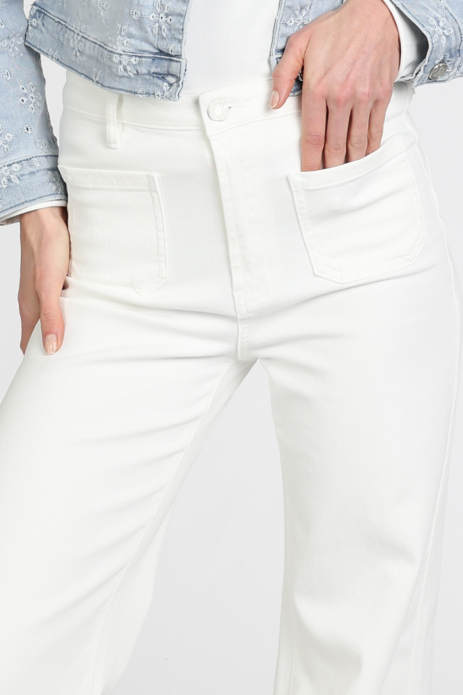 Florez Ana wide pocket Jeans Wit