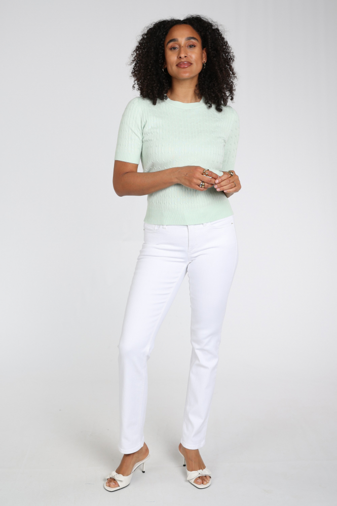 Cambio Piper long Jeans Wit