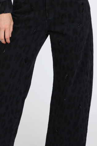Florez elva jeans cr0779 Zwart