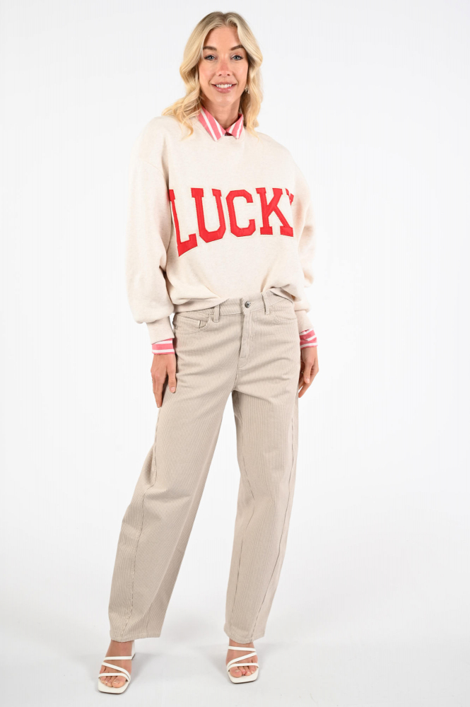 By-Bar 26218034 Coloured jeans Beige