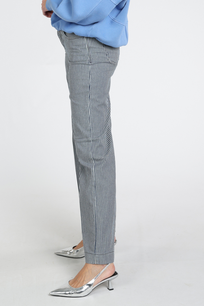 Mac Wide stripe denim Coloured jeans Blauw