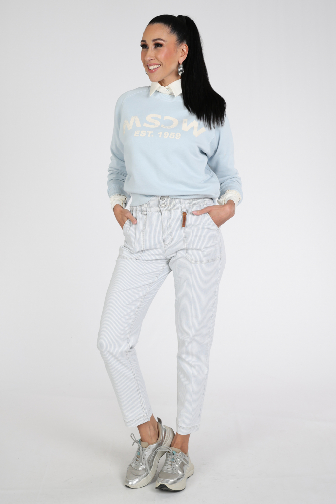 Moscow Margarita 122-02 Coloured jeans Blauw