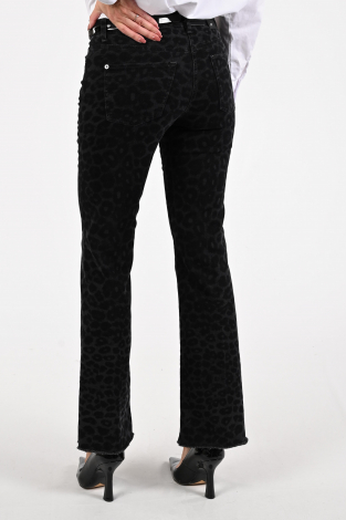 Cambio Paris flared Zwart