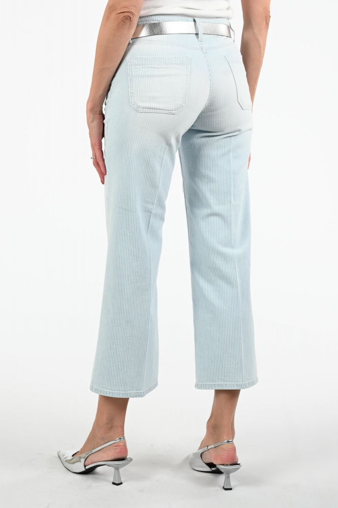 Cambio tess cropped Coloured jeans Blauw