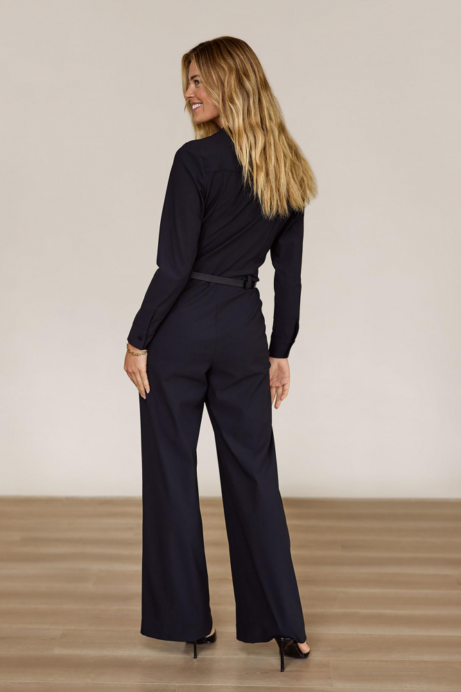 L.O.E.S. by Studio Anneloes Nadia jumpsuit Jumpsuit Zwart