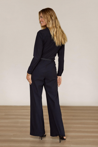L.O.E.S. by Studio Anneloes Nadia jumpsuit Zwart