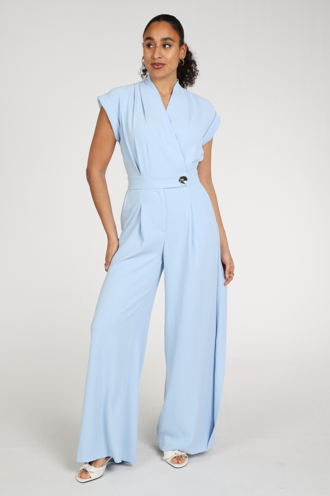 Caroline Biss 1505 Jumpsuit Blauw