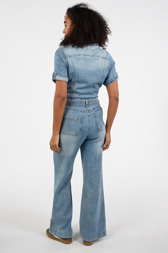 Geisha 61047-10 Jumpsuit Blauw