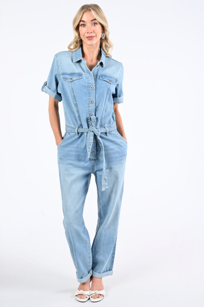 Geisha 51050-10 Jumpsuit Blauw