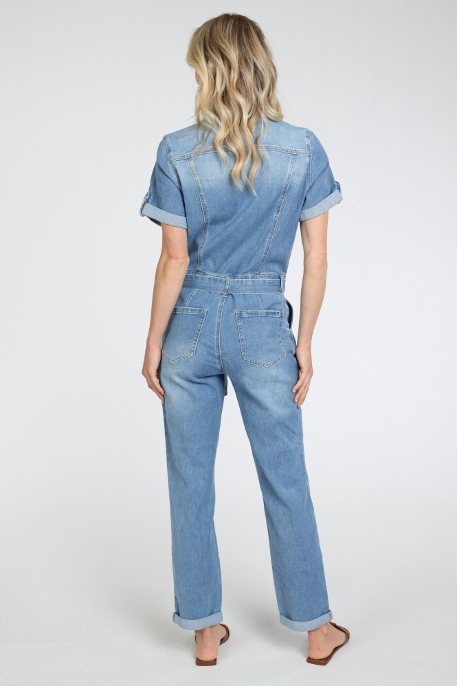 Geisha 61109-10 Jumpsuit Blauw