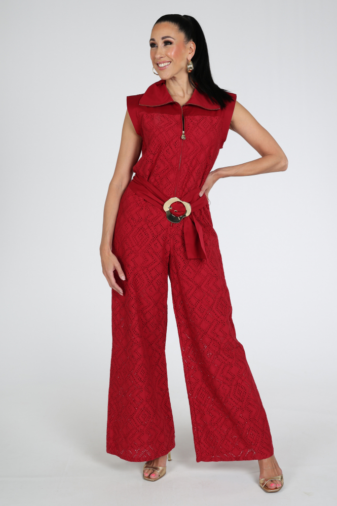 Caroline Biss 1552 Jumpsuit Rood