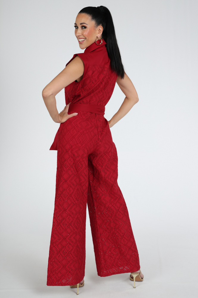 Caroline Biss 1552 Jumpsuit Rood