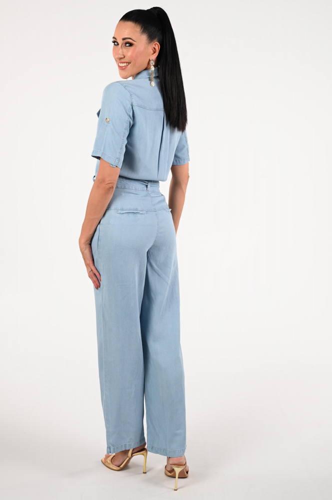 Geisha 51330-10 Jumpsuit Blauw