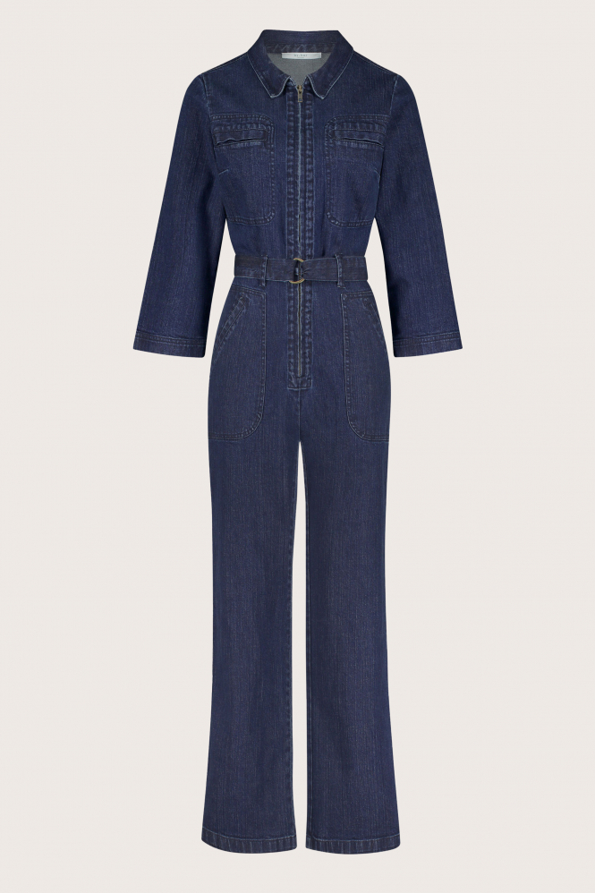 By-Bar louise suit Jumpsuit Blauw