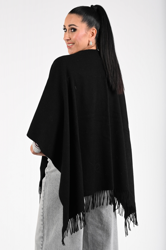 Fraas 680099 Sjaal Zwart