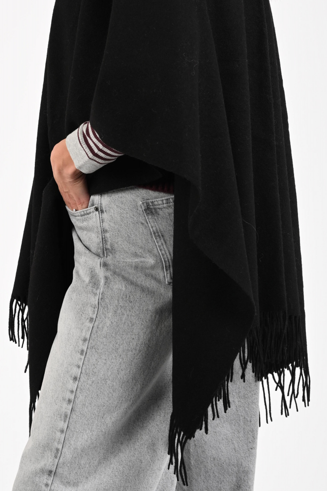 Fraas 680099 Sjaal Zwart