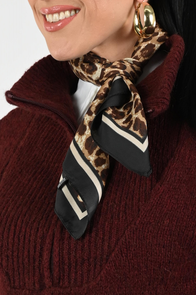 Ornella shawl Sjaal Zwart