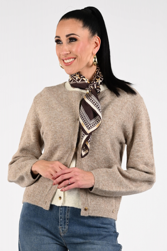 Ornella shawl Sjaal Bruin