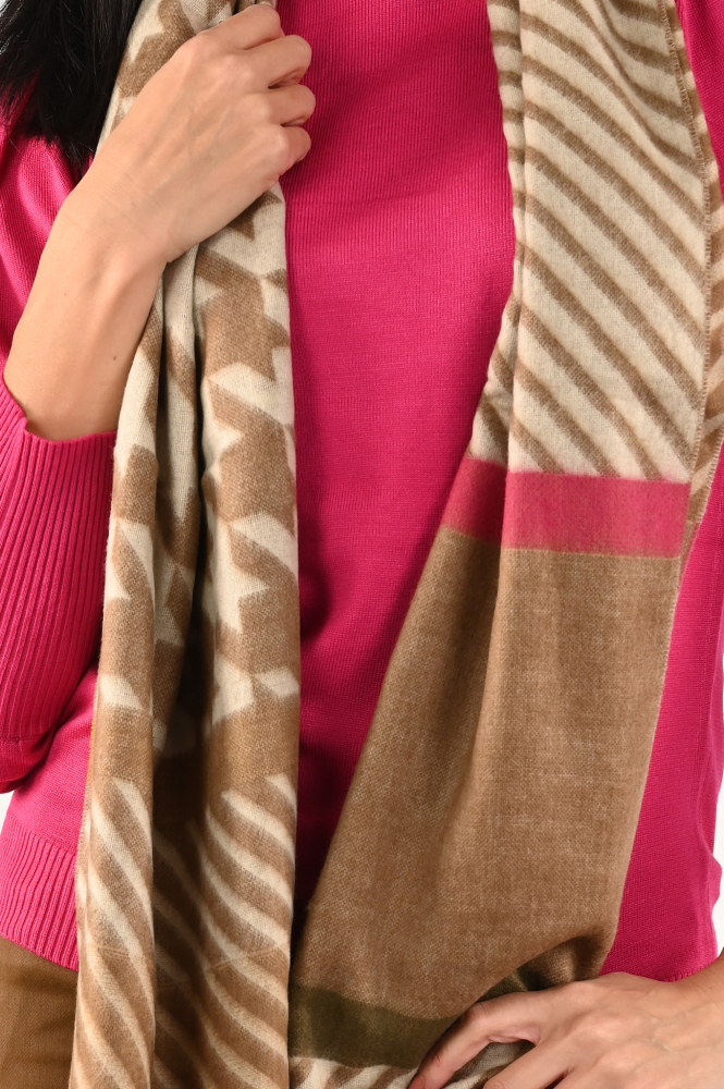 Fraas 625037 Sjaal Beige